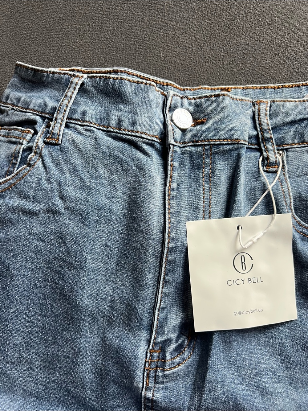 S 10 petite wide leg CICY Bell jeans - Picture 2 of 6